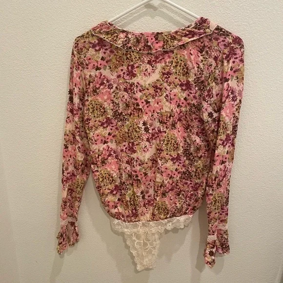 NWT Womens intimately by free people size small bodysuit floral spring vibes - Picture 11 of 16